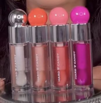 Trendy Lip Gloss, Hard Candy Makeup, Candy Makeup, Lip Oils, Routine Aesthetic, Face Skin Care Routine, Candy Lips, Latina Fashion, Lip Products