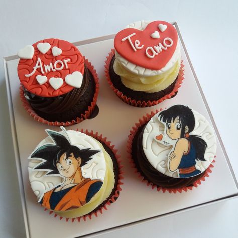 Mary Cake, Anniversary Cupcakes, Anime Cake, Valentines Cupcakes, Box Cake, Mini Cakes, San Valentino, Gift Baskets, Boyfriend Gifts