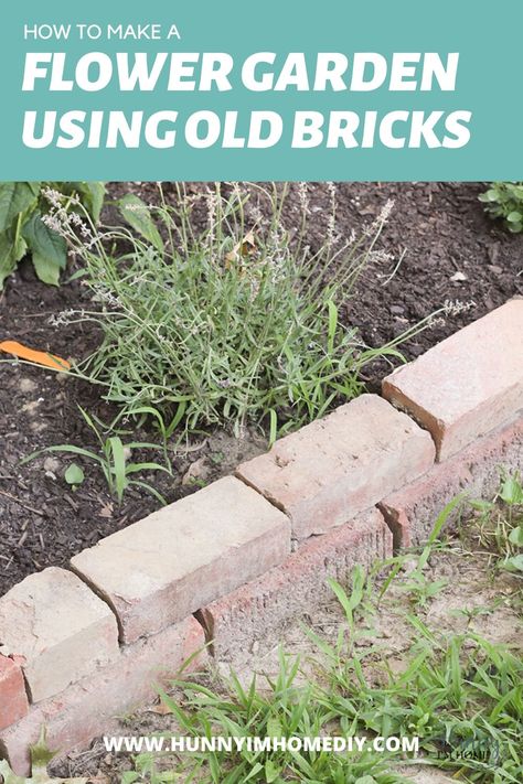 Brick garden edging is one of the best brick garden ideas. If you like brick in the garden flower beds or brick flower bed ideas, you’ll love this DIY flower bed border ideas because it’s one of the easiest brick DIY projects. If you’re looking for brick garden edging DIY or brick in the garden, you’ll love this brick flower bed. Whether you need brick flower bed edging or DIY flower bed edging, this brick DIY garden is perfect for a rustic garden ideas. Brick Garden Ideas, Make A Flower Bed, Brick Landscape Edging, Flower Beds Diy, Brick Raised Garden Beds, Brick Flower Bed, Tiller Garden, Brick Garden Edging, Flower Bed Borders