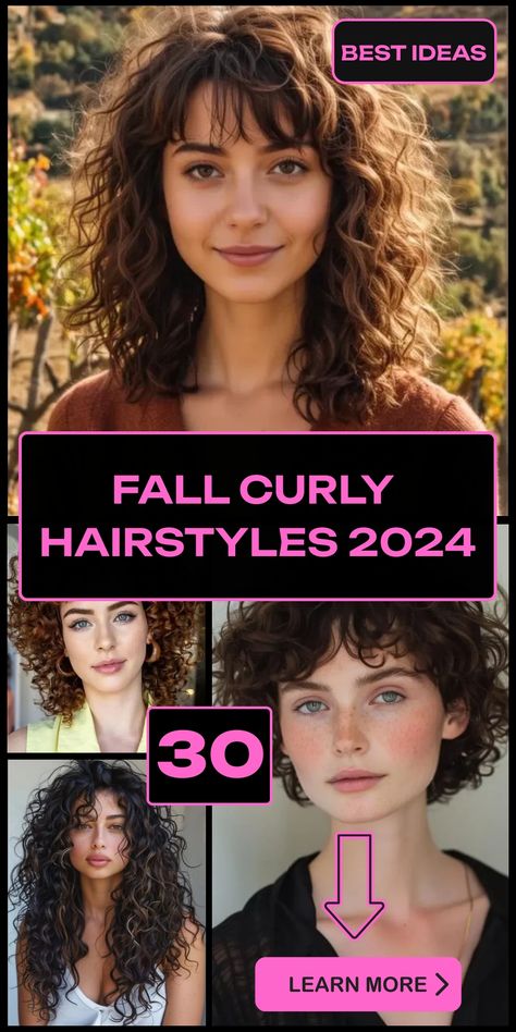 30 Fall Curly Hairstyles Ideas for a Breathtaking Look Fall Curly Hairstyles, Should Length Hair Styles, Curly Hairstyles Ideas, Short Layered Curly Hair, Mid Length Curly Hairstyles, Layered Curly Haircuts, Quick Curly Hairstyles, Curly Hair Trends, Layered Curly Hair