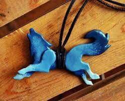 3d Dragon, Wolf Stuff, Wolf Necklace, Wolf Jewelry, Howling Wolf, Animal Masks, Dessin Adorable, Wolf Art, Clay Charms