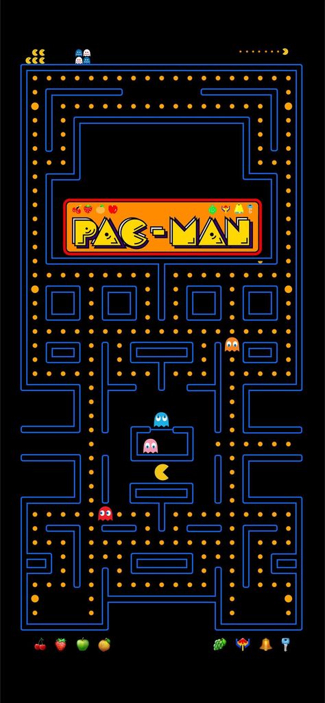 Pac Man Wallpaper, Wallpaper Gamer, Retro Games Wallpaper, Arcade Retro, Retro Arcade Games, Retro Gaming Art, Cool Wallpapers For Phones, Retro Arcade, Man Wallpaper