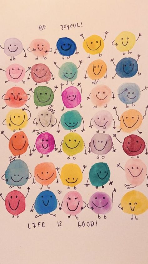 Check out laurenzoltowski's Shuffles Doodle Art, Aktiviti Kanak-kanak, Fingerprint Art, Aktivitas Montessori, Smiley Faces, Doodle Art Designs, Watercolor Cards, Doodle Drawings, Art Classes