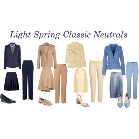 Neutrals For Light Spring, Light Spring Color Palette Neutrals, Light Spring Neutrals Color Palettes, Light Spring Winter Outfits, Light Spring Fashion, Light Spring Outfit Ideas, Light Spring Neutrals, Light Spring Clothes, Light Spring Outfits Color Palettes