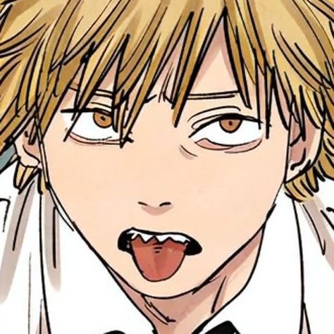 Power Matching Icons, Denji Power, Chainsaw Man, Chainsaw, Matching Icons, Anime Character, Anime, White, Black