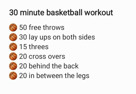 How To Practice Basketball At Home, Basketball Positions On Court, Basketball Shooting Workouts, Basketball Conditioning Workouts, Basketball Routine, Basketball Drills For Middle School, Basketball Workouts At Home, How To Get Better At Basketball, Workouts For Basketball Players