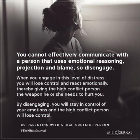 Stop! You Cannot Effectively Communicate High Conflict Personality, Disengage Quotes, Emotional Projection, High Conflict People, Emotional Reasoning, Stop Reacting, Blame Quotes, 2023 Writing, Communication Quotes