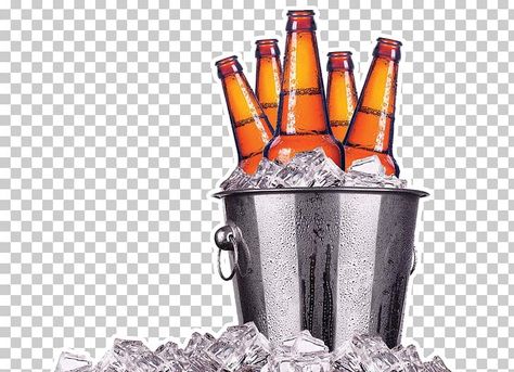 Beer Png Aesthetic, Beer Botle, Bucket Of Beer, Beer Themed Cake, Beer Mug Cheers Clip Art, Beer Ice Bucket, Beer Background, Bottle Png, Ice Beer