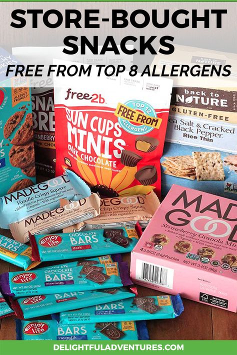 Egg Free Snacks, Soy Free Snacks, Allergy Free Snacks, Peanut Free Snacks, Store Bought Snacks, Nut Free Snacks, Store Bought Snack, Pastas Recipes, Dairy Free Snacks