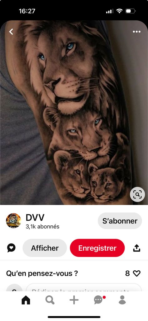 Tatto Unique, Remedies For Blackheads, Lioness And Cub Tattoo, Lion Cub Tattoo, Family Sleeve Tattoo, Lion And Lioness Tattoo, Lion Shoulder Tattoo, Lion Art Tattoo, Lioness Tattoo