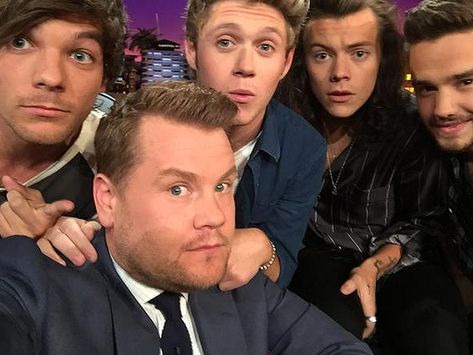 One Direction Discusses Zayn Malik's Departure with James Corden ... One Direction Zayn Malik, Late Late Show, James Corden, The Late Late Show, One Direction Harry, 1d And 5sos, I Love One Direction, On The Road Again, 1 Direction