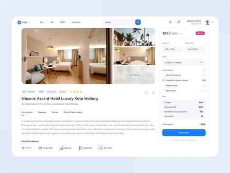 Real Estate Agent Website Design, Hotel Website Design, Hotel Booking Website, Ux Design Principles, Travel Website Design, Design Sites, Real Estate Website Design, Website Design Inspiration Layout, Real Estates Design