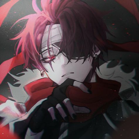 Harry Hook, Anime Character, Red Hair, Red, Anime, Hair, Pink, Black