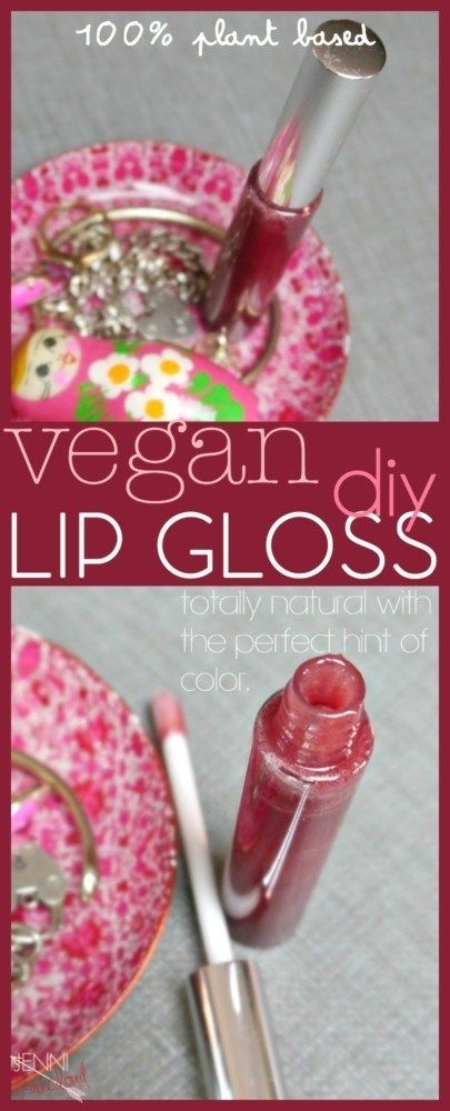 DIY Vegan Lip Gloss with Beet Root Powder - Jenni Raincloud Lip Gloss Recipe, Gloss Diy, Beet Root Powder, Diy Makeup Recipe, Lip Care Diy, Burgundy Lipstick, Makeup Recipes, Vegan Lip Gloss, Lip Gloss Containers