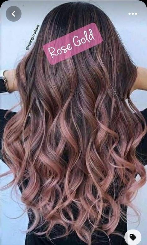 Hair Color Ideas For Brunettes Balayage, Underlights Hair, Rambut Brunette, Gold Hair Colors, Hair Color Rose Gold, Brunette Balayage, Spring Hair Color, Brunette Balayage Hair, Winter Hair Color