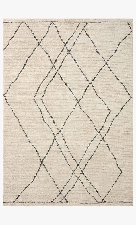 FAB-02 IVORY / CHARCOAL | Loloi Rugs Catalogue Inspiration, Charcoal Rug, Loloi Rugs, Moroccan Area Rug, Rug Direct, Transitional Area Rugs, Accent Rugs, Power Loom, Soft Black