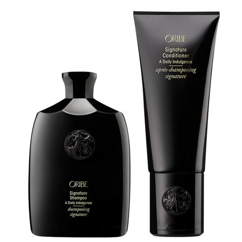 Oribe Signature Shampoo and Conditioner Set | Beautylish Expensive Shampoo And Conditioner, Oribe Shampoo And Conditioner, Oribe Signature Shampoo, Luxury Shampoo And Conditioner, Skincare 2023, Expensive Shampoo, Oribe Shampoo, Black Shampoo, Oribe Hair Products