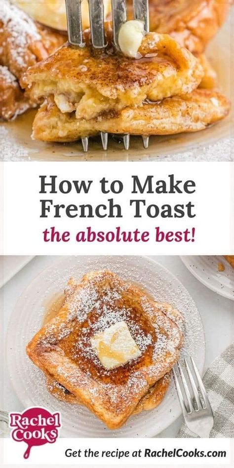 Classic French Toast Recipe, French Toast Recipe For 2, Texas French Toast Recipe, Texas Toast French Toast, Simple French Toast Recipe, Cracker Barrel French Toast, Best French Toast Recipe, Awesome French Toast Recipe, Perfect French Toast