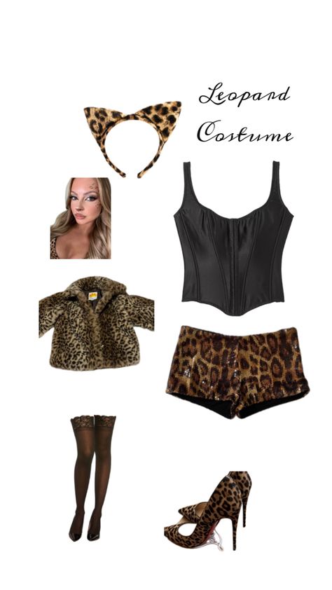 Leopard Halloween Costume, Cheetah Costume, Leopard Halloween, Leopard Costume, Cute Group Halloween Costumes, Best Friend Halloween Costumes, Halloween Costumes Friends, Halloween Costume Outfits, Group Halloween Costumes