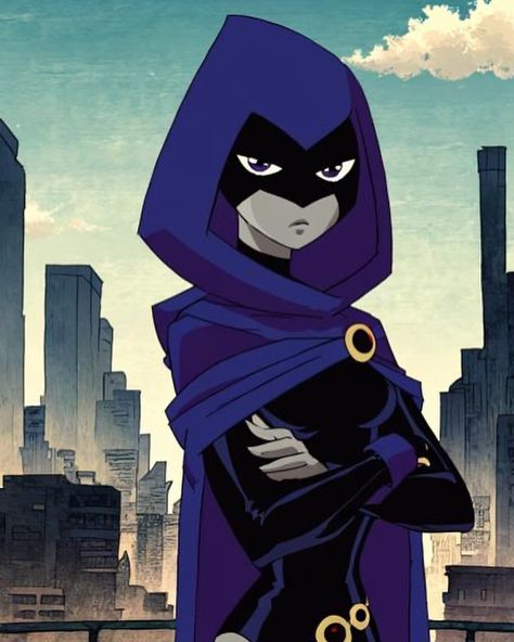 Azarath Metrion Zinthos! #teentitans @teentitans1 @teentitansgomovie @cartoonnetworkofficial #raventeentitans Raven Teen Titans Go Outfit, Raven Teen Titan Icon, Raven Titans Go, Raven Tt, Dc Raven, Teen Titans Go Raven, Teen Titans Go Characters, Teen Titans Raven, Titans Raven