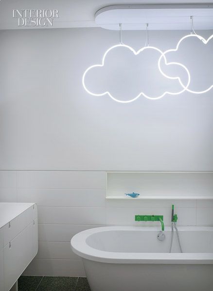 neon lights Neon Bathroom, Kid Bathroom Decor, Bad Inspiration, Cloud Lights, Design Del Prodotto, Bath Tub, Kids' Bathroom, My New Room, Bathroom Inspiration