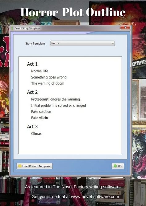 Horror Novel Outline, Planning Novel, Outline Story, Novel Plotting, Write Horror, Novel Outline Template, Novel Outline, Writing Horror, The Hero's Journey