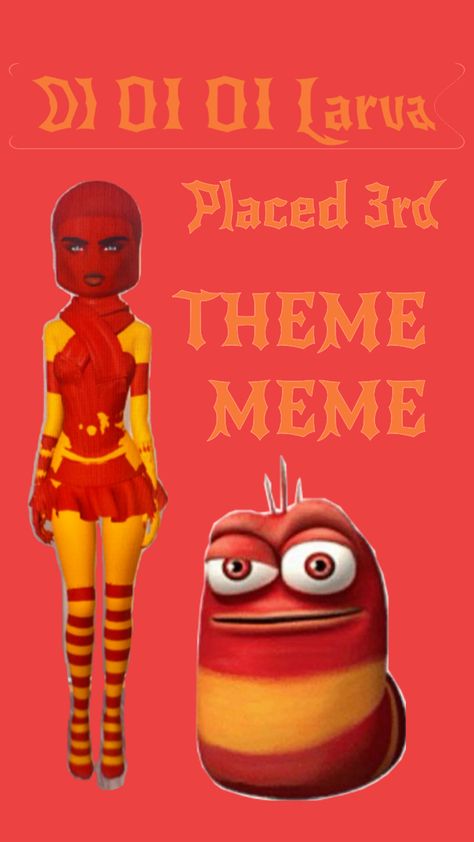 Oi Oi Oi Red Larva Dress To Impress, Memes, Red