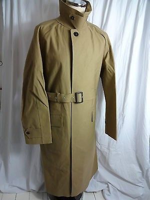 Unworn 1940s inspired rubberised cotton trench mac by Mackintosh. Hand made in Scotland. Marked a size 46. This style is called Regent. Check the measurements before bidding- this style is traditional Fox Brothers Mackintosh Coat, Mac Raincoat, Vintage Raincoat, Ww1 Trench, Studio Easel, Rubber Raincoats Vintage, Mackintosh Raincoat, Rubber Raincoats, Rain Coat