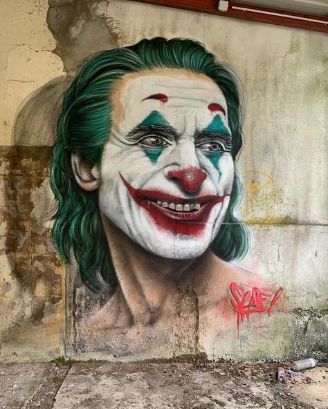 French Artist’s Realistic Graffiti Art That Seems To Jump Off The Wall (43 New Pics) 3d Creature, Nyc Street Art, Love Graffiti, Animal Mural, French Street, Joker Art, Street Graffiti, 3d Wall Art, Graffiti Artist