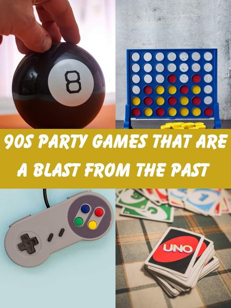 90s Party Games That Are A Blast From the Past - Fun Party Pop 90s Party Games, 90s Theme Party Decorations, 90s Party Ideas, 90s Party Decorations, Decades Party, Decade Party, 30th Bday Party, Throwback Party, 90s Theme Party