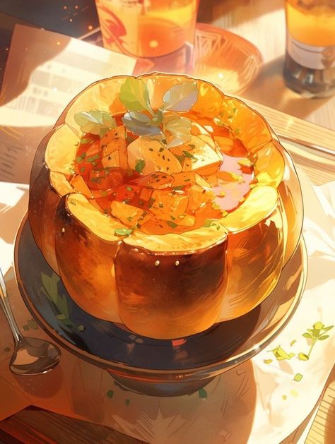 Dnd Recipes, Japanese Food Illustration, Anime Foods, Fantasy Food, Foodie Art, Food Artwork, Kawaii Cooking, Refreshing Drinks Recipes, Food Illustration Art