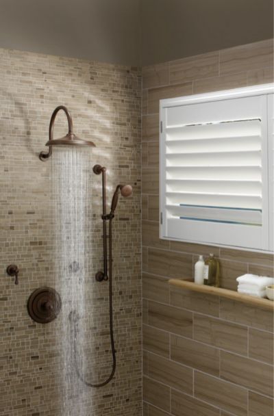 31 Shower Window Design Ideas - | Sebring Design Build Bathroom Shower Window Coverings, Walk In Showers With Windows In Them, Shower Window Covering, Window In Shower Ideas, Bathroom Remodel Tile Walls, Walk In Shower With Window, Christmas Bathroom Ideas, Shower Windows Ideas, Bathroom Windows In Shower