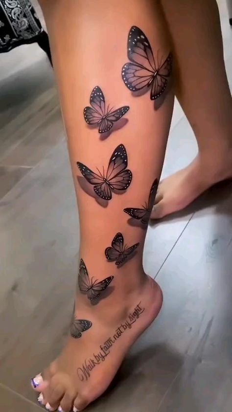 Female Back Neck Tattoo, Fem Tattoo Ideas, Back Tattoo Women Drawing, Butterfly Tattoo On Leg For Women, Butterflies With Flowers Tattoo, Butterfly Spine Tattoos For Women, Leg Tattoos Female, Women Thigh Tattoos Ideas Beautiful, Art Back Tattoo