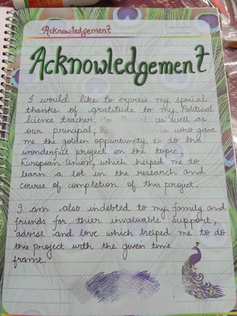 This is the Acknowledgement for my class XII CBSE Project. Thank you! Acknowledge Ment For Project, Project Headings Ideas, Heading Decoration Ideas For Project, Headline Design For Project, Thank You Project Page, Cover Page For Consumer Rights Project, Aknowlegment Design For Project Ideas, English Project Acknowledgement, Creative Heading Ideas For Projects