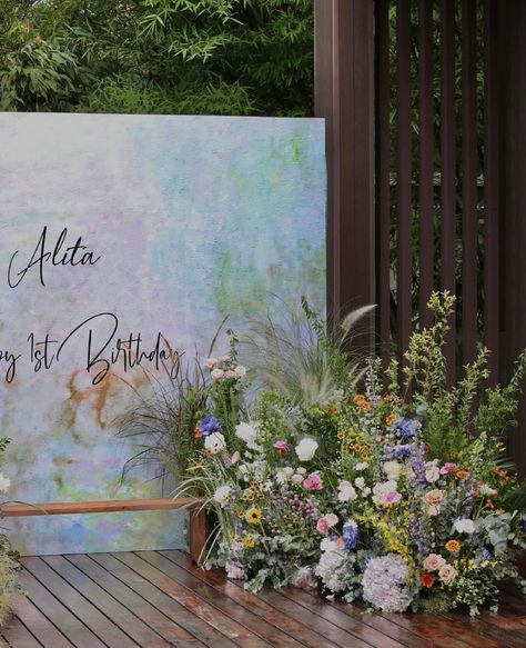 Brand Installation, Photo Area, Wedding Background Decoration, Garden Theme Wedding, Wedding Moodboard, Wedding Backdrop Design, Ethereal Wedding, 2024 Design, Wedding Decor Style