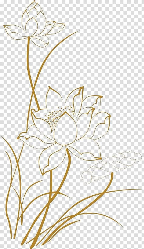 Lotus Flower Illustration, Lotus Flower Drawing, Dandelion Drawing, Lotus Flower Art, Art Coquillage, Lotus Art, Cool Pencil Drawings, Line Drawings, Flower Illustration