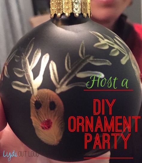 Friends Memories, Diy Christmas Party, Ornament Party, Diy Ornament, Kids Christmas Party, Diy Gifts For Friends, Friends Christmas, Family Diy, Christmas Ornament Crafts