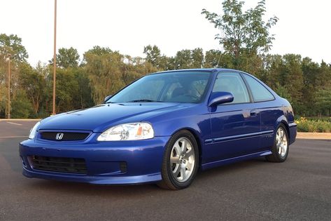 Just Listed: 1999 Honda Civic Si 1999 Honda Civic Si, Honda Civic 1999, 1999 Honda Civic, Civic Si, Honda Civic Si, Vroom Vroom, Japanese Cars, Dream Car, Manual Transmission