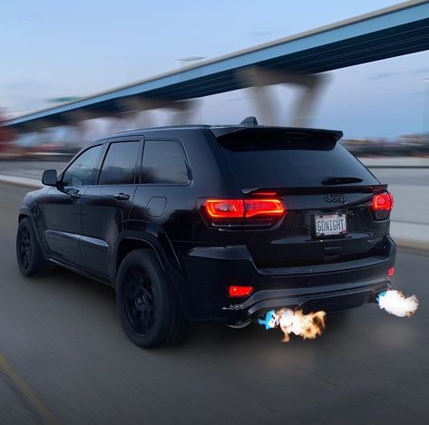 Jeep Trackhawk on Instagram: “Flamethrower 🔥🔥 ⬇️COMMENT BELOW⬇️ - Follow: @carsdaily Owner: @goodnight_6.2 Use Our Hashtag: #jeeptrackhawks…” Trackhawk Jeep Aesthetic, Modded Trackhawk, Jeep Srt8 Trackhawk, Jeep Srt Trackhawk Wallpaper, Trackhawk Wallpaper Iphone, Keep Trackhawk, Trackhawk Aesthetic, Widebody Trackhawk, Trackhawk Jeep Custom