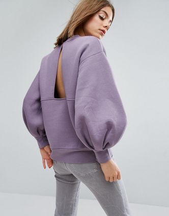 Sweatshirts | Women's sweatshirts & hoodies | ASOS Sweat Noir, Dresses By Pattern, Pullover Mode, Diy Sweatshirt, Asos Tops, Cooler Look, Sweatshirt Outfit, Custom Sweatshirts, Looks Chic