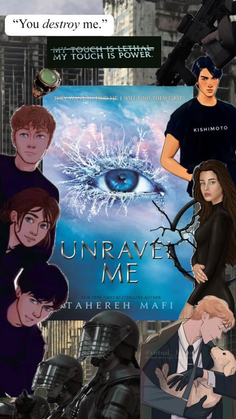 Unravel Me by Tahereh Mafi #shatter me #unravelme #aaronwaner Shattered Book, Girl Wallpapers For Phone, Unravel Me, Shatter Me Warner, Shatter Me Quotes, Awakening Art, Tahereh Mafi, Shatter Me Series, Shatter Me