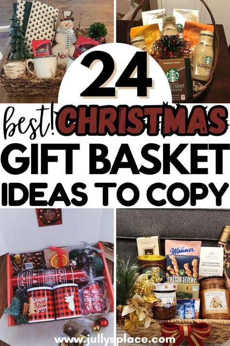 christmas gift basket, christmas gift basket ideas, diy christmas gift basket, christmas gift basket for her, christmas gift basket for kid, christmas gift basket ideas for family Basket Ideas For Mom, Gift Basket Ideas For Mom, Best Christmas Gift Baskets, Diy Christmas Baskets, Coffee Lover Gifts Basket, Family Gift Baskets, Theme Baskets, Homemade Gift Baskets, Christmas Gift Baskets Diy