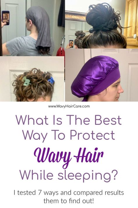 Protective Styles For Sleeping, Overnight Plopping Curly Hair, Wavy Hair Protective Styles, How To Sleep On Curly Hair, Hair Sleeping Tips, Hair Plopping Overnight, How To Sleep With Curls, Protective Sleep Hairstyles Wavy, Wet Plopping Technique