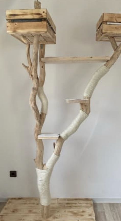 Custom Cat Trees, Katt Diy, Katt Grejer, Kat Diy, Chat Diy, Cat Patio, Cat Tree House, Diy Cat Tree, Cat House Diy