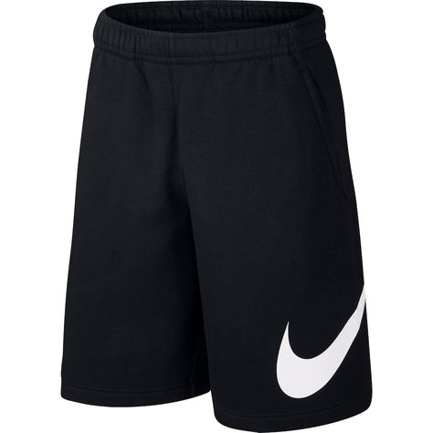 Nike Fleece Shorts, Graphic Shorts, Club Shorts, Nike Looks, Nike Sportswear Mens, Blue Monkey, Nike Swoosh Logo, Nike Athletic Shorts, Nike Fleece