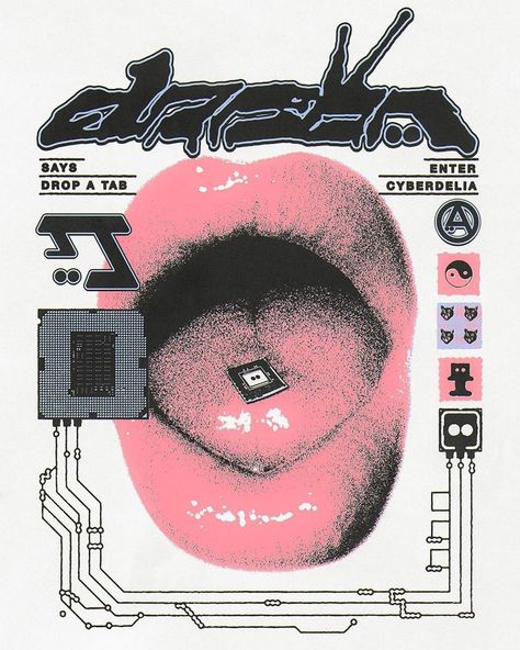 Factory Magazine on Instagram: “DORON SAYS DROP A TAB by @doronstudio 🤪 Tag @factoryzine and use #factoryzine to be featured 🌍 . . . #fruitsartclub #acidgraphix…” Y2k Posters, Picture Collage Wall, Japanese Poster, Vintage Poster Art, Art Collage Wall, Picture Collage, Room Posters, Design Graphique, Cool Posters