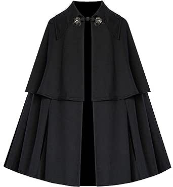 Short Cloak, Cloak Clothing, Clothing Png, Black Cape, Gibson Girl, Medieval Clothing, Medieval Fashion, Kawaii Aesthetic, Cape Coat