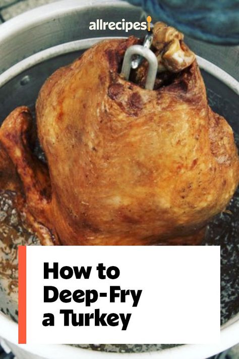 Air Fryer Turkey Recipes, Fry Turkey, Juicy Turkey Recipe, Deep Fried Turkey Recipes, Perfect Turkey Recipe, Preparing A Turkey, Fried Turkey Recipes, Whole Turkey Recipes, Butterball Turkey