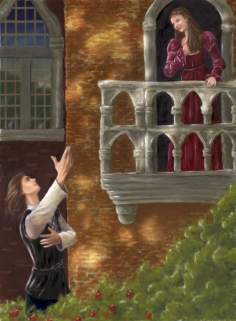 Antonia Jo: Artist Series: Michael Logsdon, Historical Illustrations I Have The High Ground, Romeo And Juliet Balcony, Romeo Ve Juliet, Star Wars Meme, Romeo Und Julia, Prequel Memes, Star Wars Character, Historical Illustration, High Ground