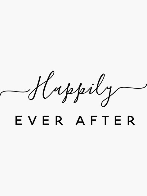 Happily Ever After Illustration, Pyrography, Happily Ever After Quotes, Fairytale Love, Wedding Stickers, Cool Stickers, Wood Burning, Happily Ever After, Ever After